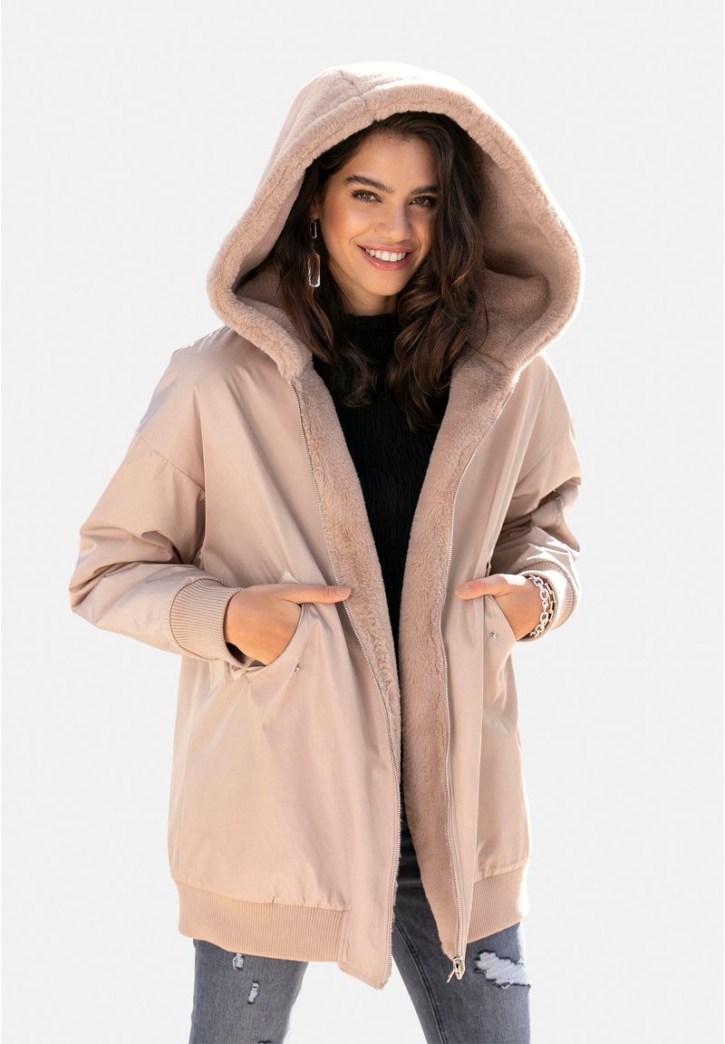 Buffalo Wintermantel - beige