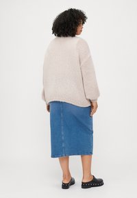 Vero Moda Curve VMMAYBE OPEN - Kardigan - oatmeal