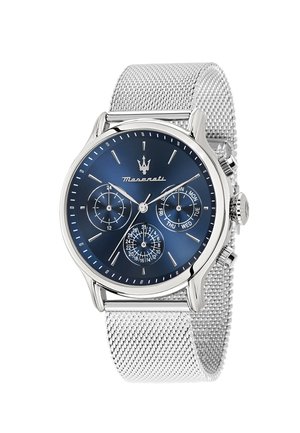 Maserati EPOCA KOLLEKTION - Chronograph watch - silber, blau