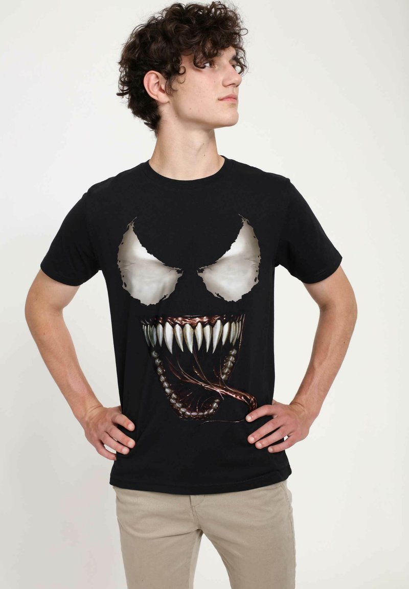 T-shirt Venom Face - Le style Marvel version symbiote | Pause Canap - 3517