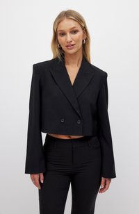 NA-KD SHORT - Blazer - black
