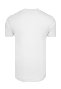 Kortermet hvit bomulls t-skjorte med rund hals og en glatt tekstur, med et klassisk, u dekorert design.