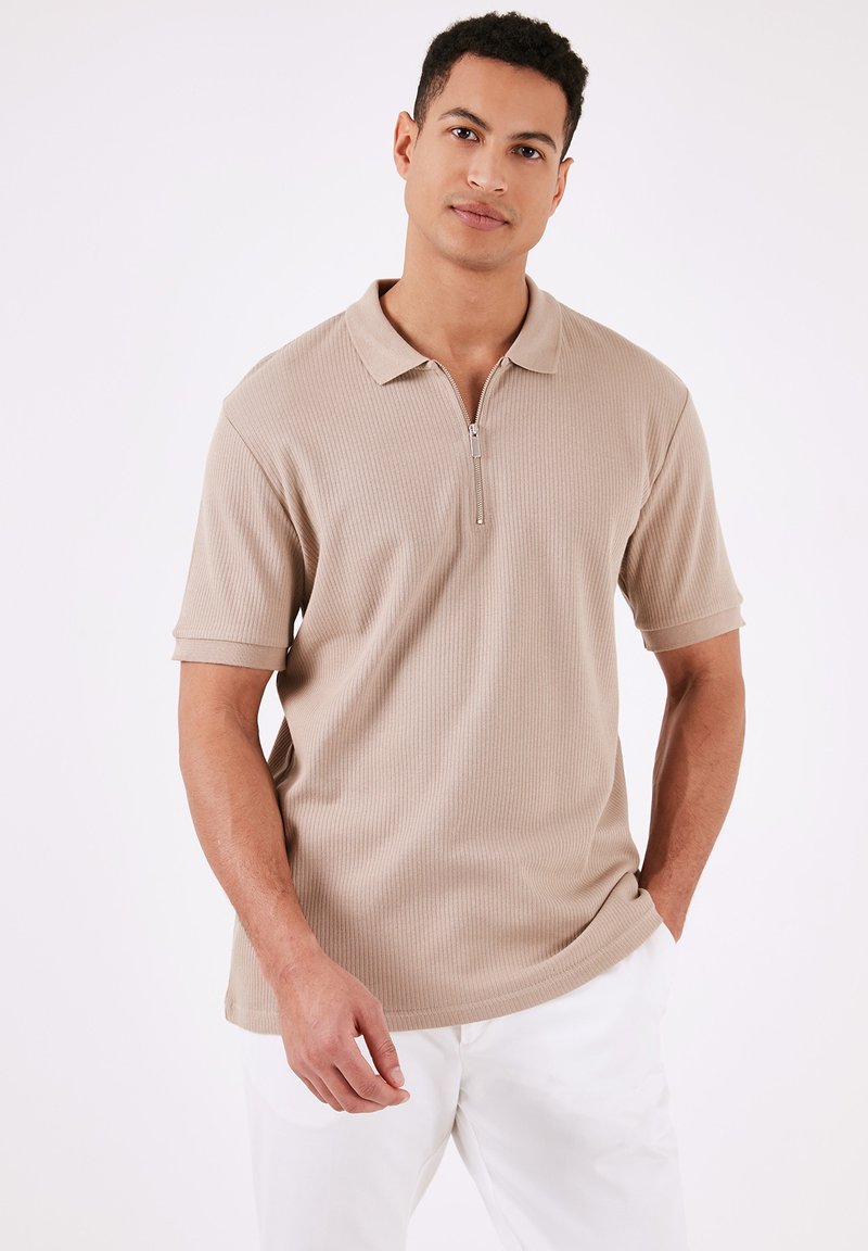 Buratti REGULAR FIT - Polo marškinėliai - light brown