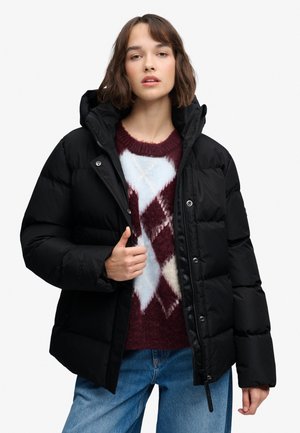 Superdry & Co, SUPERDRY HOODED PUFFER SPORTS JACKET.. - Winterjacke - black