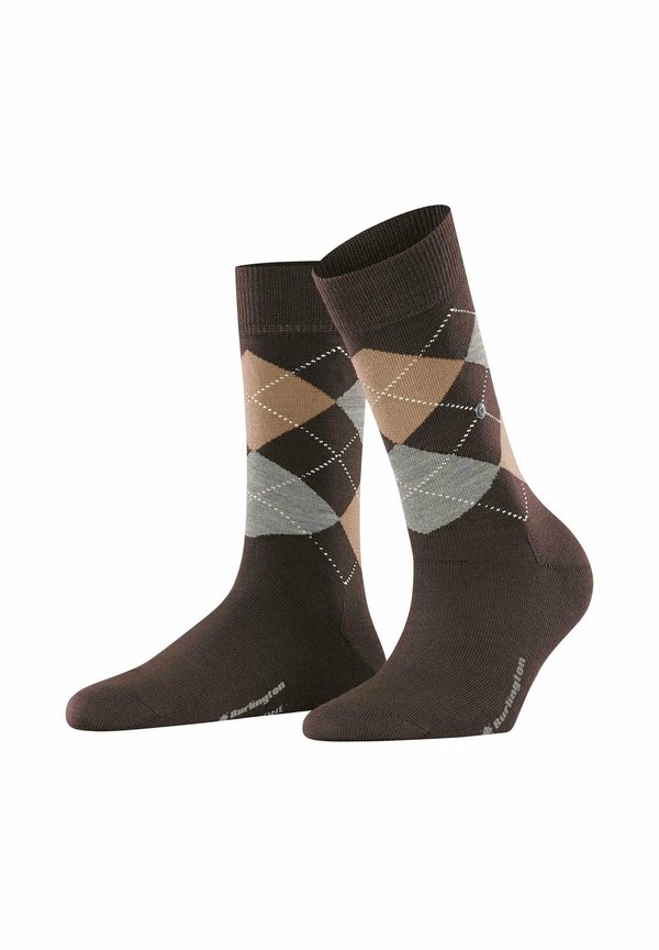 MARYLEBONE 2ER PACK - RAUTENMUSTER - Socken - braun