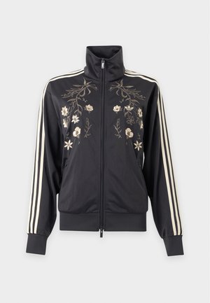 adidas Originals, FIREBIRD LOOSE EMBROIDED - Φούτερ με φερμουάρ - utility black