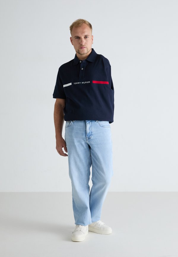 CHEST INSERT - Polo shirt - desert sky4