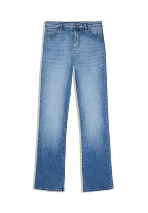 Bershka, FLARED - JEANS - Jean droit - light blue