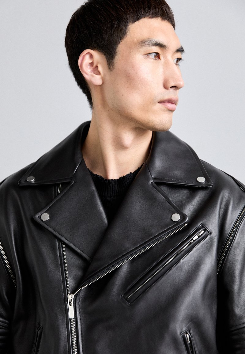 Helmut Lang ASTRO BIKER VERONA - Leather jacket - black 