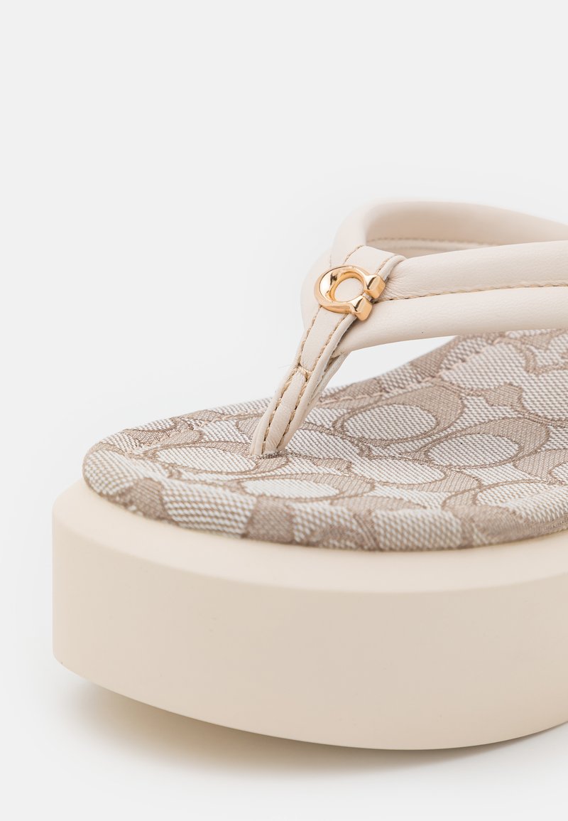 Damen Riemchensandalen | Coach FRANKI Zehentrenner chalk/offwhite - SG13987 Damen Riemchensandalen | Coach FRANKI Zehentrenner chalk/offwhite - SG13987