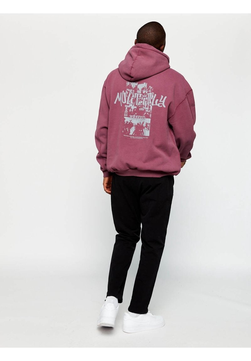 Multiply Apparel Jersey con capucha - bordeaux