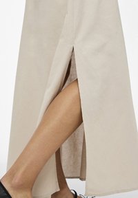 Pieces PCKLARISA LONG SKIRT - Maxi szoknya - silver gray