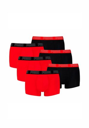 6PACK - Boxerbriefs - schwarz rot