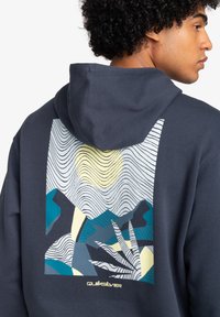 Quiksilver ABSTRACT NATURE HOODY - Mikina s kapucí - blue nights