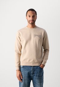 Scotch & Soda LEFT CHEST LOGO - Sweatshirt - plaza taupe