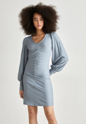 RIFAGZ SHORT DRESS - Day dress - grey blue