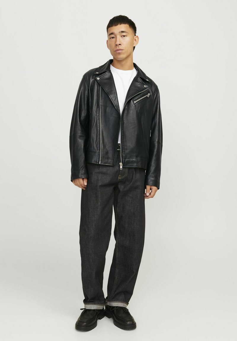 Jack & Jones Giacca di pelle - cognac