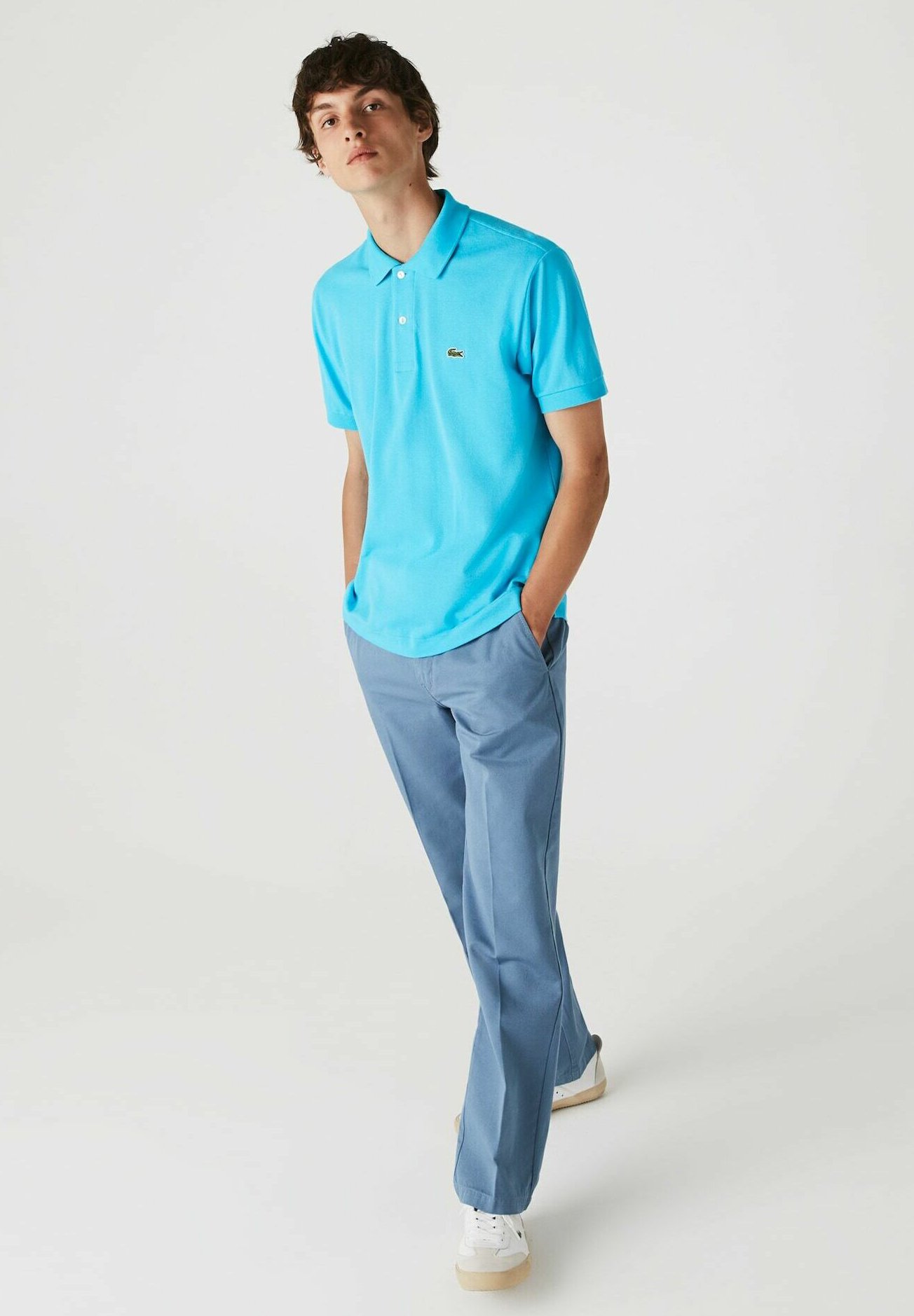 polo lacoste vert fluo