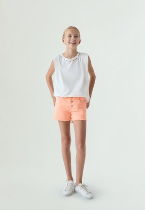 Scalpers, ROCK  - Short en jean - coral