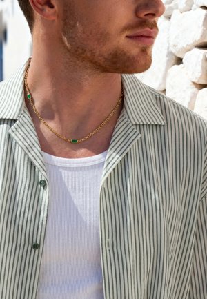 ARKAI, PRISM - Necklace - gold-coloured green
