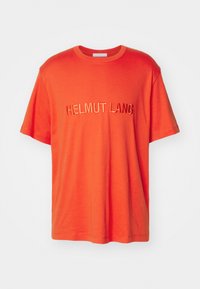LOGO TEE - Print T-shirt - safety orange