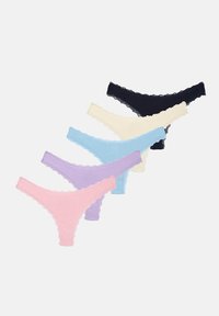 Wybrany, ecru/blue/pink/purple/black