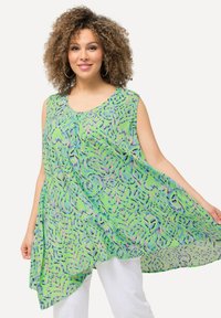 Ulla Popken GRAPHIC SLEEVELESS - Tuniek - mint green