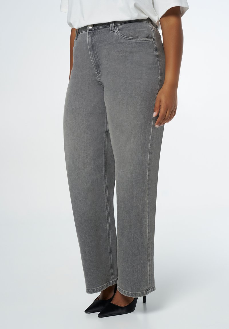 MS Mode Flared Jeans - grey