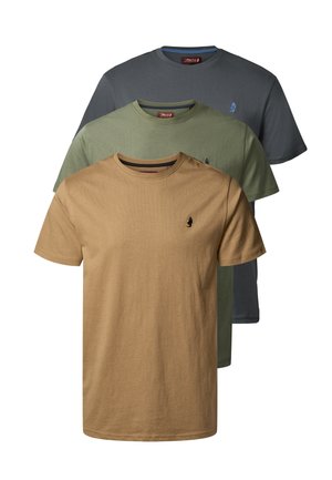 OHIO 3 PACK - T-Shirt basic - irongate otter beetle