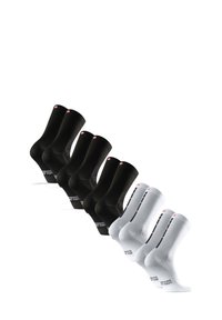 Danish Endurance CYCLING REGULAR 5-PACK - Calcetines de deporte - black white black