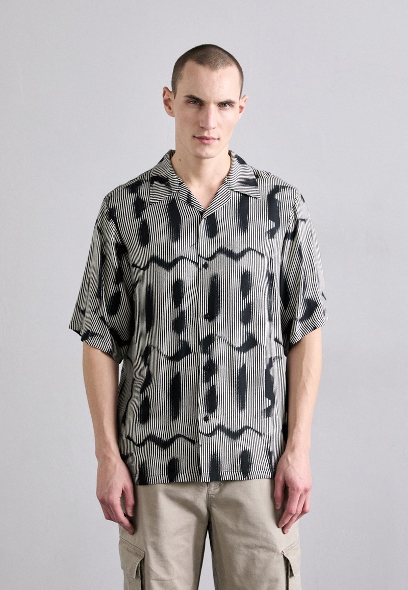 Chemise MISBHV Mirage Print - Motif Multicolore - Viscose Et Lin - Taille S - Neuf Avec étiquettes