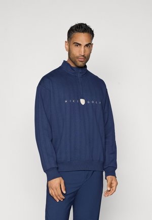 FAIRWAY FRESH 1/2 ZIP TOP - Sweatshirt - college navy/limestone