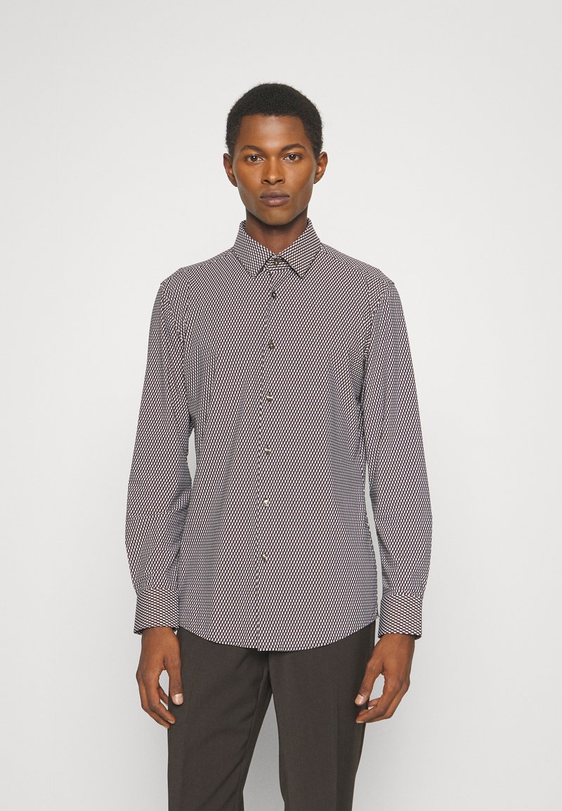 Camisa Vestir Hombre Camisas Casual En Marrón Para Hombre De HUGO BOSS Camisetas Elegantes Para Hombre
