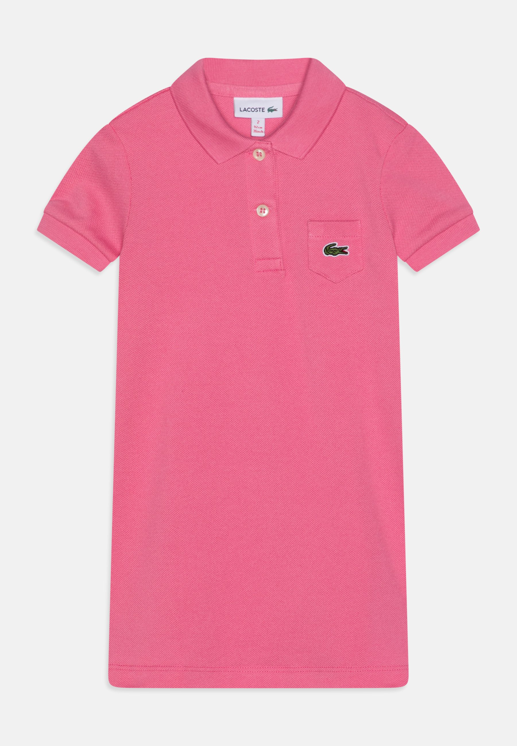 Lacoste DRESS Vestido informal reseda pink/rosa