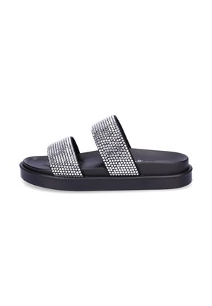 Mules - black silver