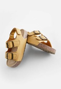 Next CUSHIONED DOUBLE BUCKLE TOUCH FASTENING STANDARD - Lær-at-gå-sko - yellow