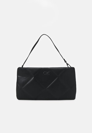 LOCK QUILT CLUTCH - Borsa a tracolla - black