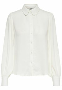 JDY LANGARM EINFARBIGE - Overhemdblouse - cloud dancer