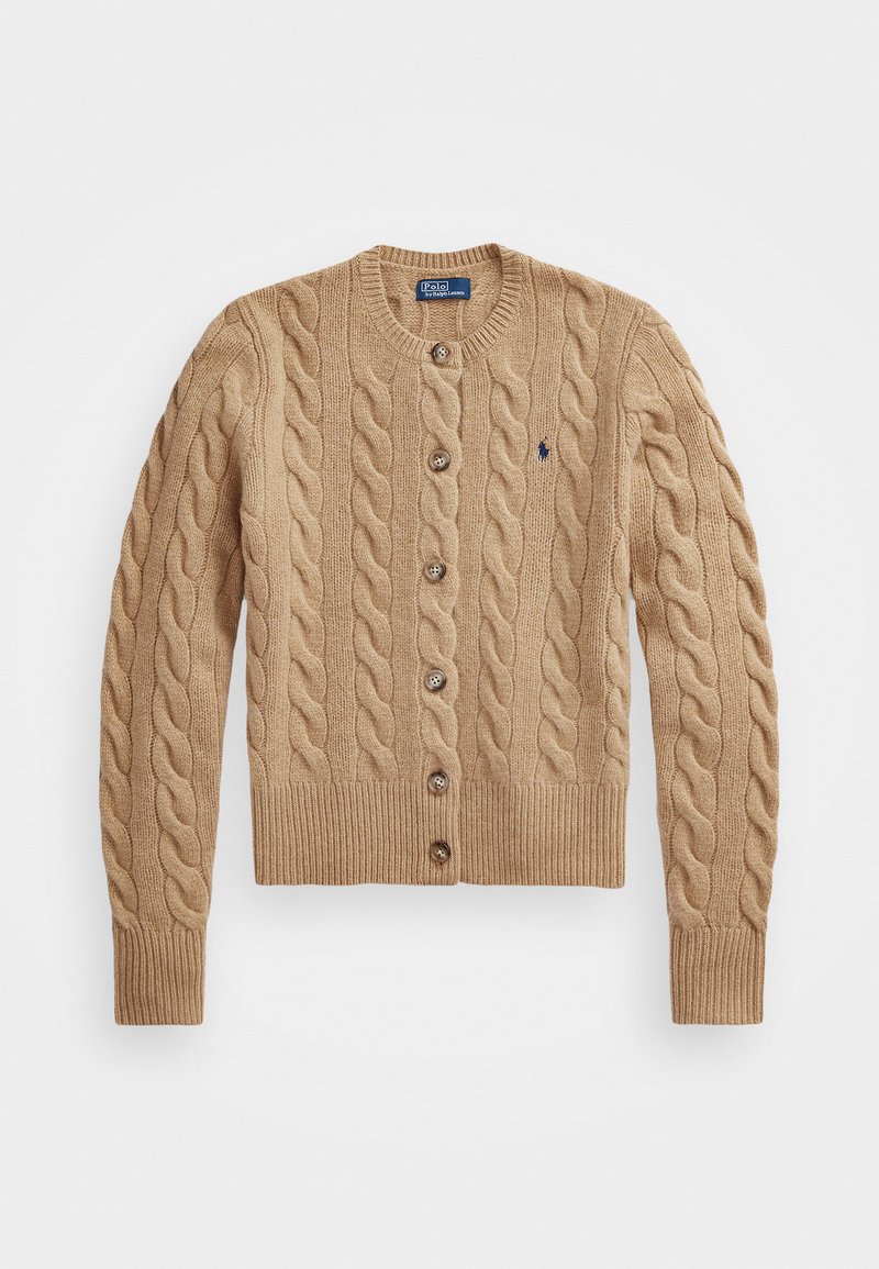 Polo Ralph Lauren CABLE KNIT WOOL CASHMERE CARDIGAN - Cardigan 