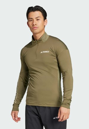 Adidas Terrex XPERIOR LONG SLEEVE - Long sleeved top - olive strata