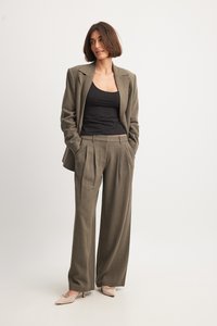 NA-KD DOUBLE BREASTED - Blazer - brown