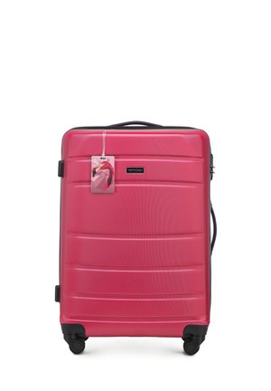 WITTCHEN MEDIUM SUITCASE WITH LUGGAGE TAG FROM ABS - Wheeled suitcase - pink