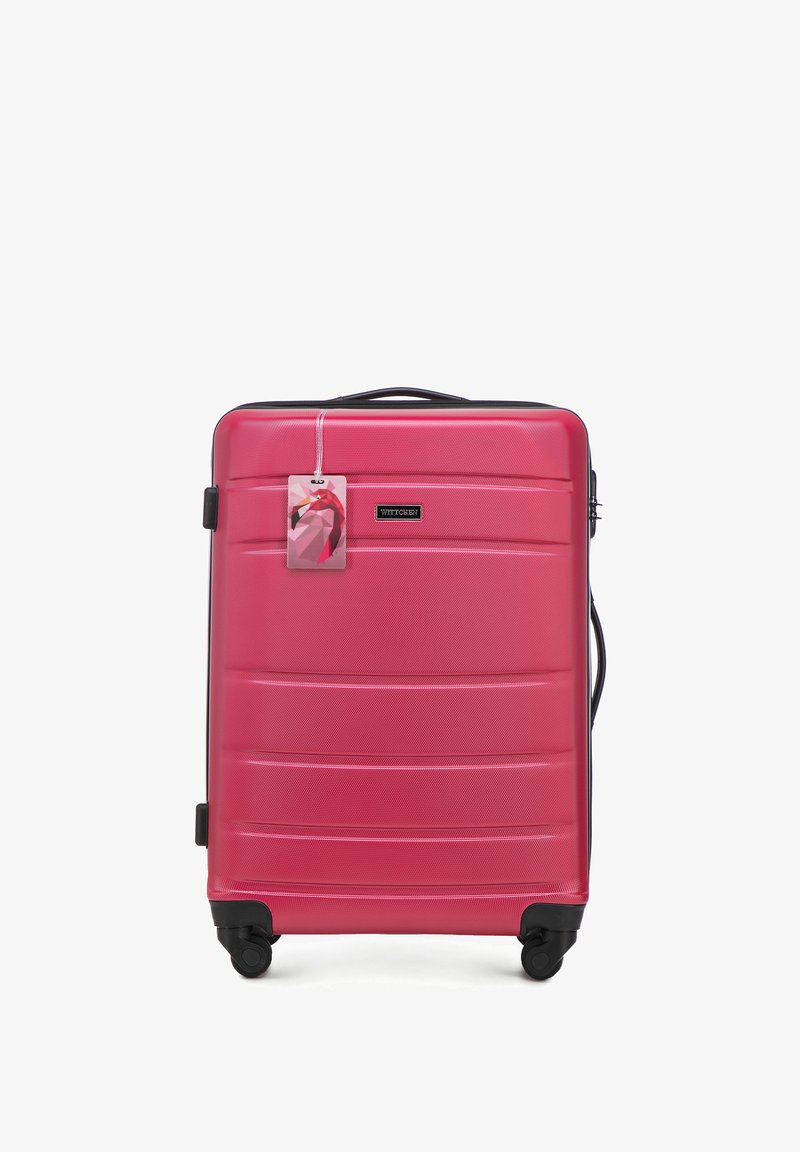 WITTCHEN MEDIUM SUITCASE WITH LUGGAGE TAG FROM ABS - Valise à roulettes - pink