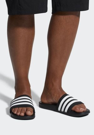 ADILETTE COMFORT SWIM - Pool slides - black/white