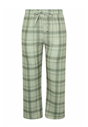 Yours Clothing, PLUS SIZE WIDE LEG TROUSERS - Pantalones deportivos - light green