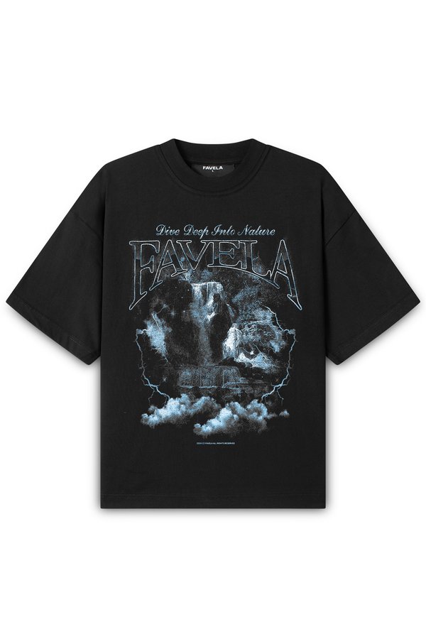 WATERFALL UNISEX - Print T-shirt3