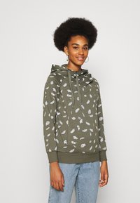 ONLY ONLJALENE HOOD - Sweatshirt com capuz - agave green