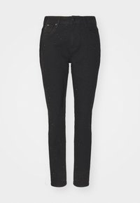 TAPERED SPARKLE - Liibuvad teksad - black denim