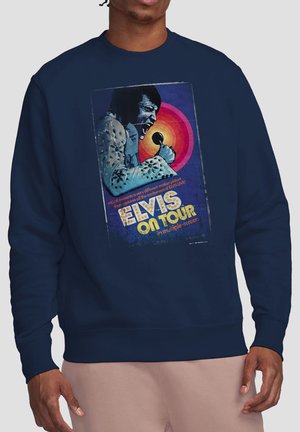 Cotton Soul, ELVIS PRESLEY ON TOUR POSTER - Sweatshirt - dark blue