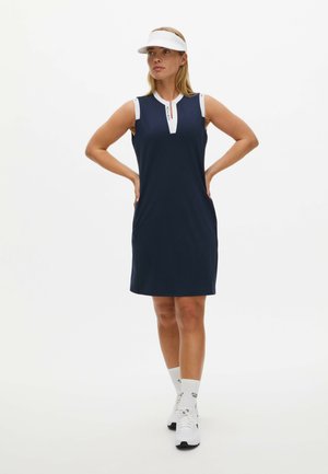 ABBY SLEEVELESS  - Vestito di maglina - navy white